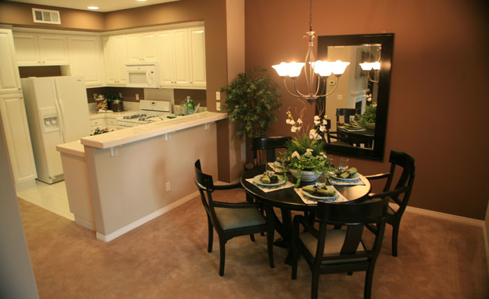 Kitchen and dining area